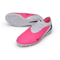 Chuteira Society Nike Phantom ReactX 6 Pro TF Branco e Rosa - imagem 5
