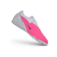 Chuteira Society Nike Phantom ReactX 6 Pro TF Branco e Rosa - imagem 6