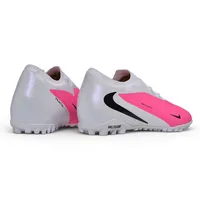 Chuteira Society Nike Phantom ReactX 6 Pro TF Branco e Rosa - imagem 2