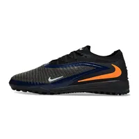 Chuteira Society Nike Phantom GX 6 Elite TF Preto e Laranja - imagem 1
