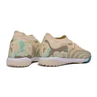 Chuteira Society Puma Future 9 TF Bege e Azul - imagem 5