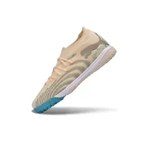 Chuteira Society Puma Future 9 TF Bege e Azul - imagem 3