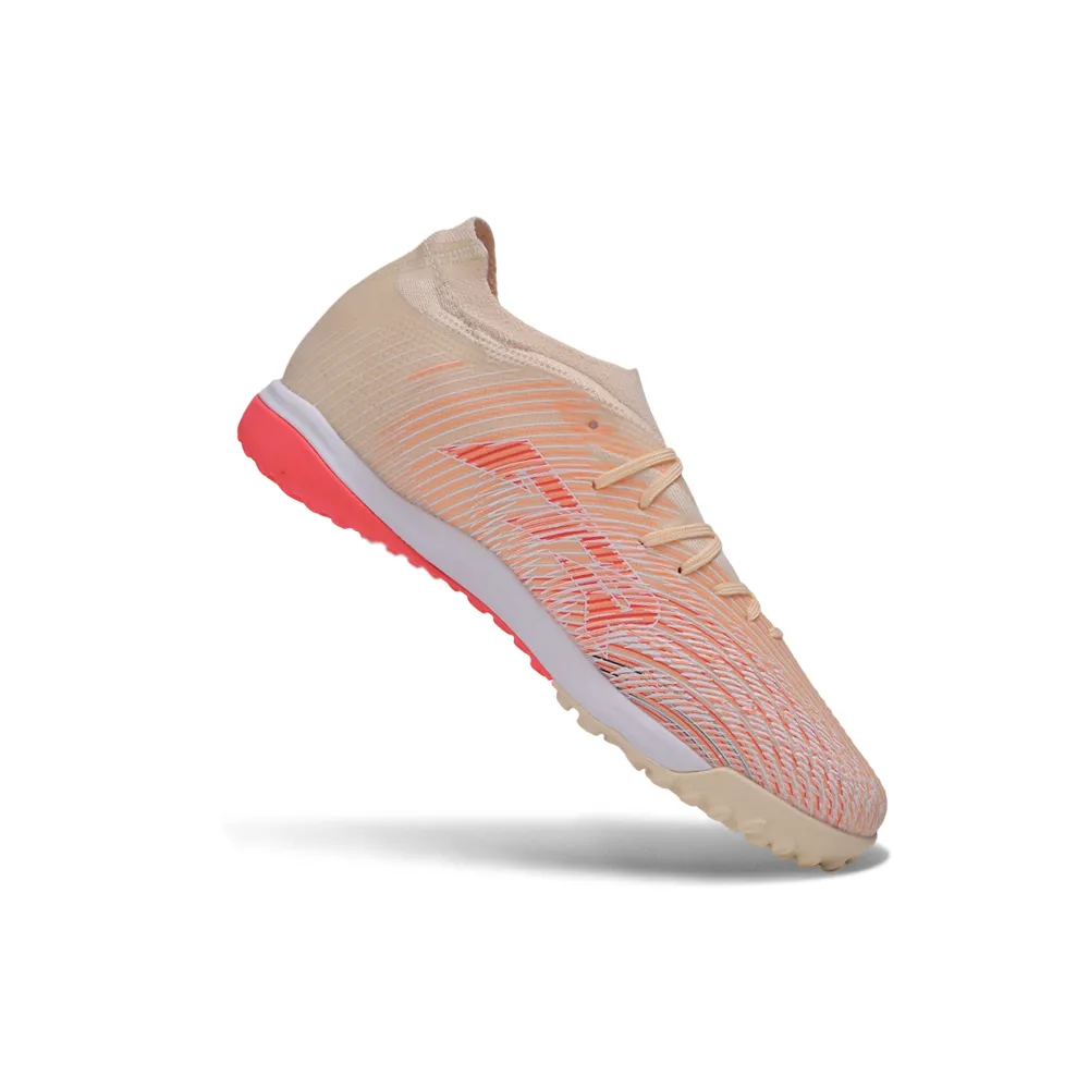 Chuteira Society Puma Future 9 TF Bege e Rosa