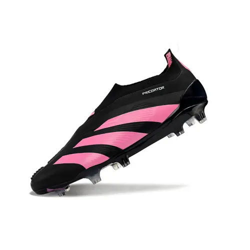 Chuteira Campo Adidas Predator LL Elite FG Preta e Rosa