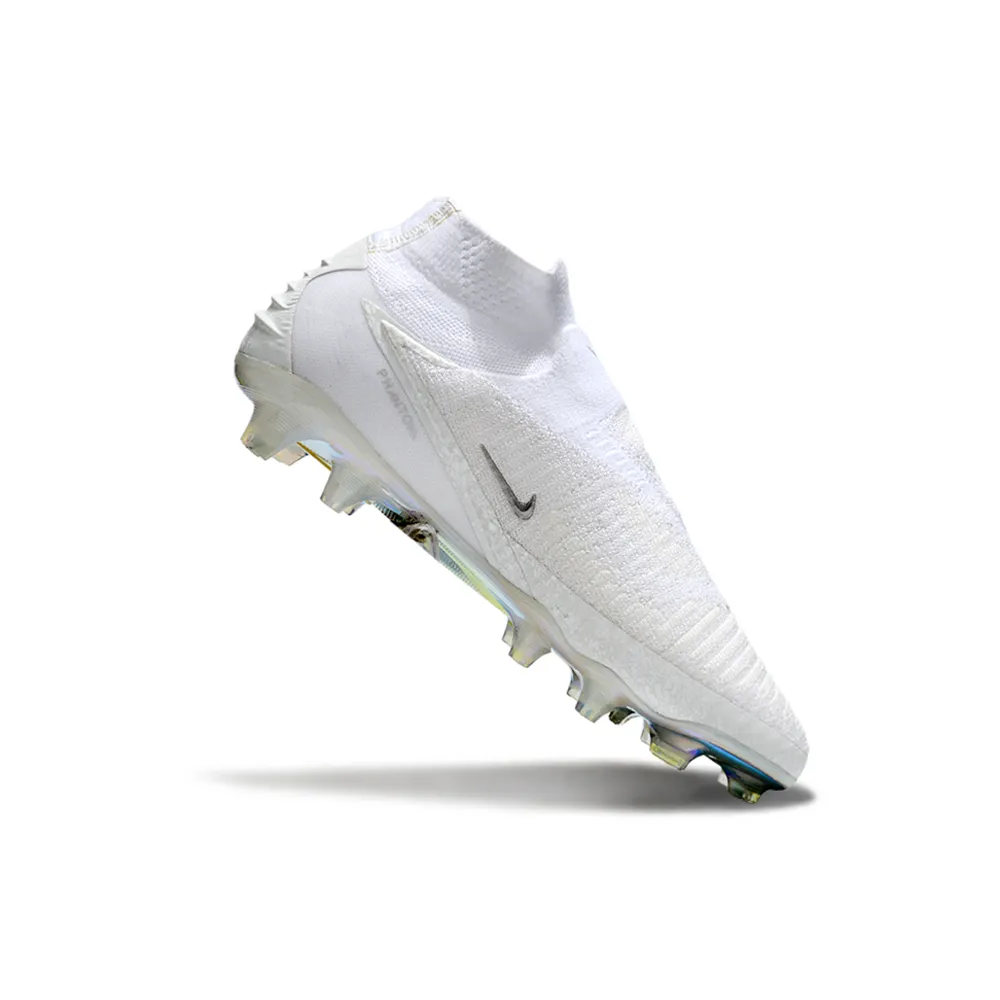 Chuteira Infantil Campo Nike Phantom GX 6 Elite FG Branco