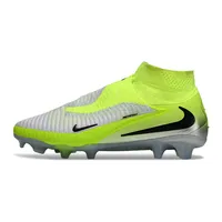 Chuteira Infantil Campo Nike Phantom GX 6 Elite FG Amarelo e Prata - imagem 1