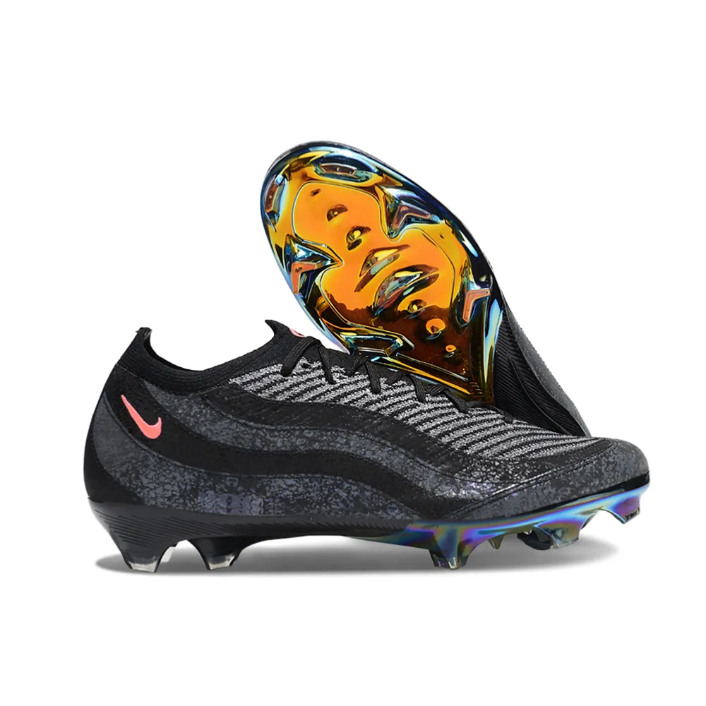 Chuteira Infantil Campo Nike Air Zoom Mercurial Vapor 16 Elite FG Preto