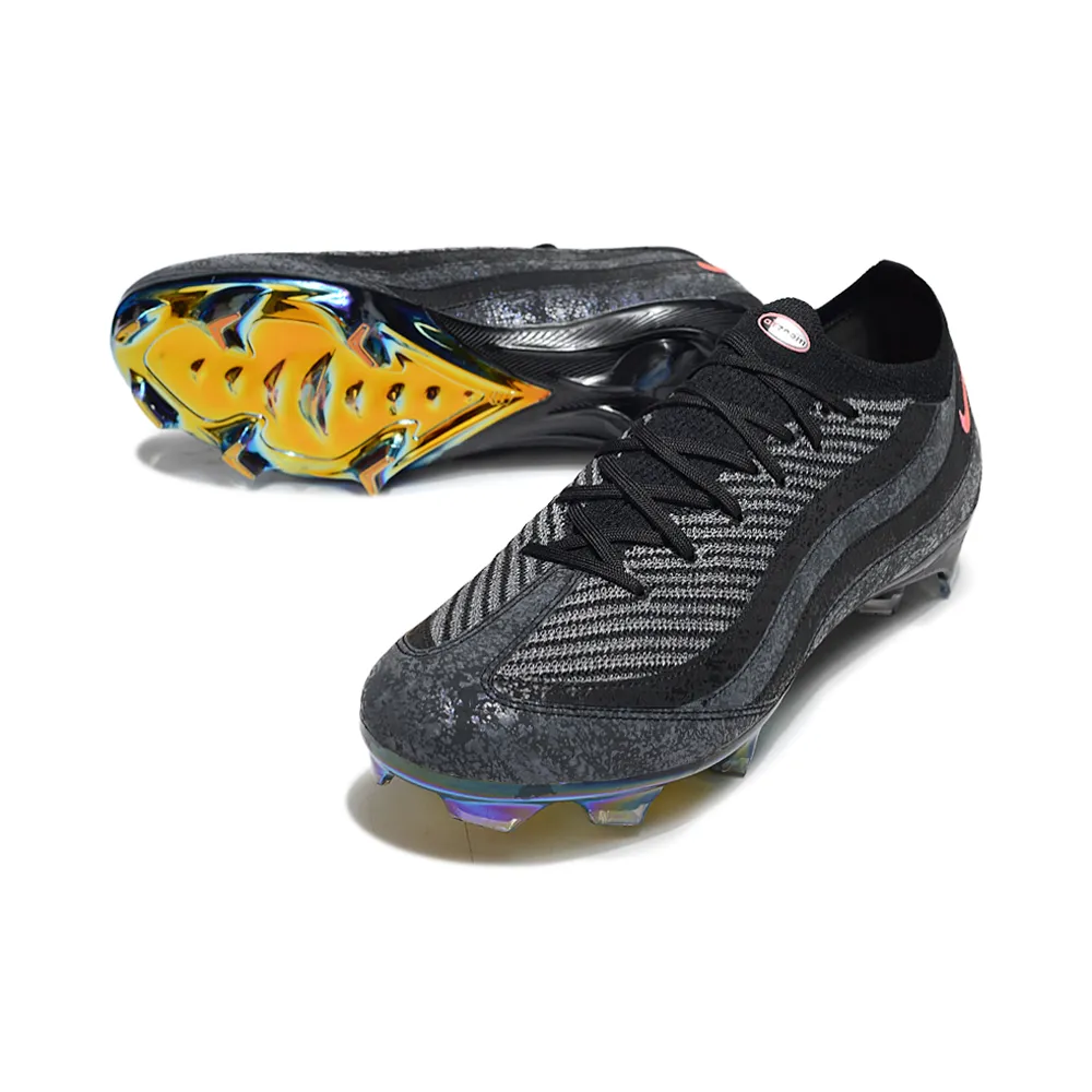 Chuteira Infantil Campo Nike Air Zoom Mercurial Vapor 16 Elite FG Preto