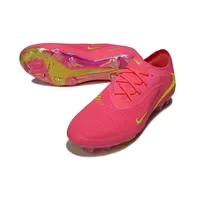 Chuteira Infantil Campo Nike Phantom GX 6 Elite FG Rosa e Amarelo - imagem 5