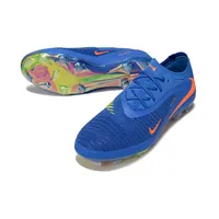 Chuteira Infantil Campo Nike Phantom GX 6 Elite FG Azul e Laranja - imagem 5