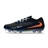 Chuteira Infantil Campo Nike Phantom GX 6 Elite FG Preto, Azul e Laranja - imagem 1