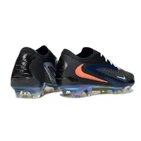 Chuteira Infantil Campo Nike Phantom GX 6 Elite FG Preto, Azul e Laranja - imagem 3