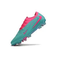 Chuteira Infantil Campo Nike Phantom GX 6 Elite FG Azul e Rosa - imagem 4