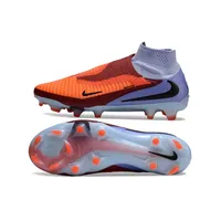 Chuteira Infantil Campo Nike Phantom GX 6 Elite FG Roxo e Laranja - imagem 4
