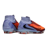 Chuteira Infantil Campo Nike Phantom GX 6 Elite FG Roxo e Laranja - imagem 3
