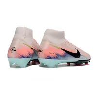 Chuteira Infantil Campo Nike Air Zoom Mercurial Superfly 10 Elite FG Rosa - imagem 4