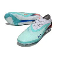 Chuteira Infantil Campo Nike Phantom GX 6 Elite FG Branco e Azul - imagem 4