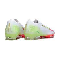 Chuteira Infantil Campo Nike Air Zoom Mercurial Vapor 16 Elite FG Branco, Verde e Rosa - imagem 7