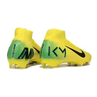 Chuteira Infantil Campo Nike Air Zoom Mercurial Superfly 10 Elite FG Amarelo - imagem 3