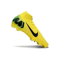 Chuteira Infantil Campo Nike Air Zoom Mercurial Superfly 10 Elite FG Amarelo - imagem 6