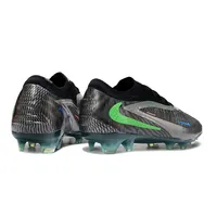 Chuteira Infantil Campo Nike Phantom GX 6 Elite FG Preto e Verde - imagem 5