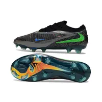 Chuteira Infantil Campo Nike Phantom GX 6 Elite FG Preto e Verde - imagem 4