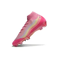 Chuteira Infantil Campo Nike Air Zoom Mercurial Superfly 10 Elite FG Rosa - imagem 5