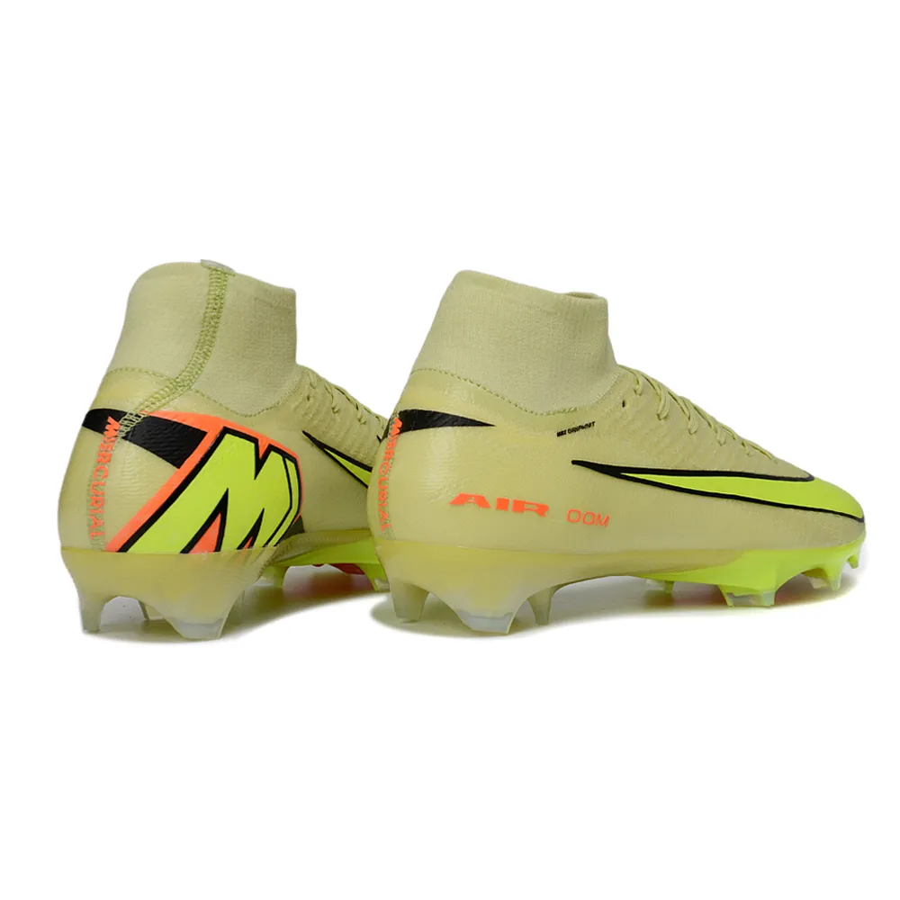 Chuteira Infantil Campo Nike Air Zoom Mercurial Superfly 10 Elite FG Amarelo