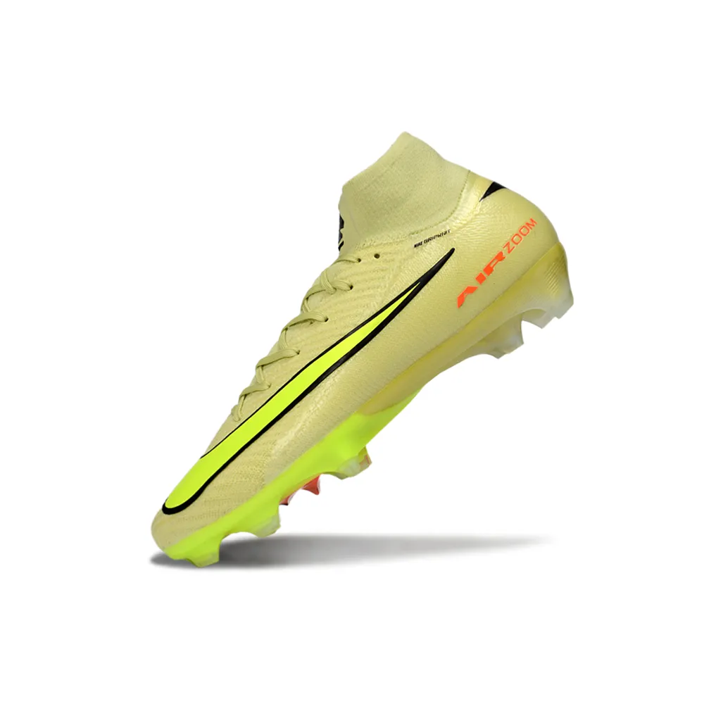 Chuteira Infantil Campo Nike Air Zoom Mercurial Superfly 10 Elite FG Amarelo