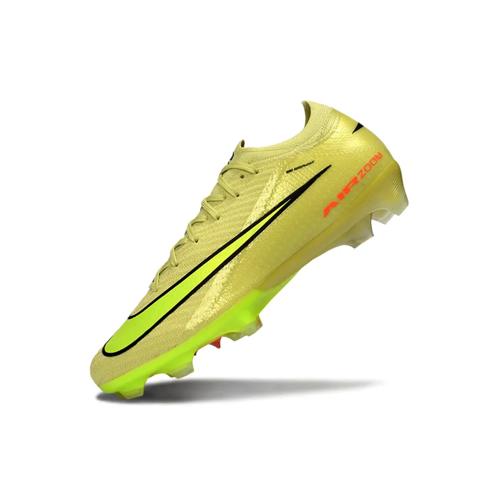 Chuteira Infantil Campo Nike Air Zoom Mercurial Vapor 16 Elite FG Amarelo