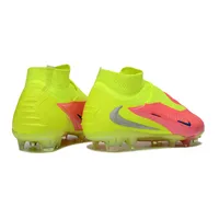 Chuteira Infantil Campo Nike Phantom GX 6 Elite FG Amarelo e Rosa - imagem 4