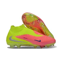 Chuteira Infantil Campo Nike Phantom GX 6 Elite FG Amarelo e Rosa - imagem 3