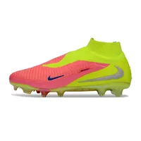 Chuteira Infantil Campo Nike Phantom GX 6 Elite FG Amarelo e Rosa - imagem 1