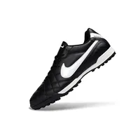 Chuteira Society Nike Tiempo Ligeira V TF Preto e Branco - imagem 3