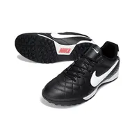 Chuteira Society Nike Tiempo Ligeira V TF Preto e Branco - imagem 4