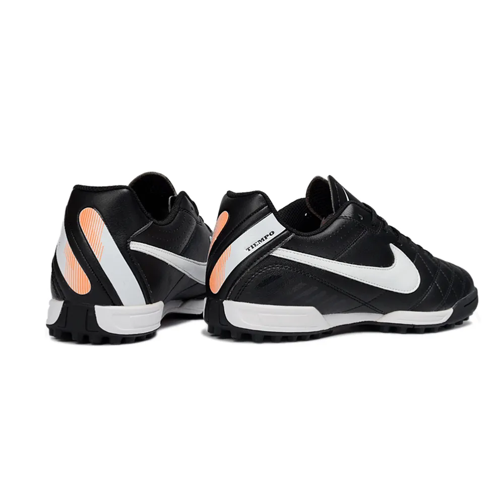 Chuteira Society Nike Tiempo Ligeira V TF Preto e Branco