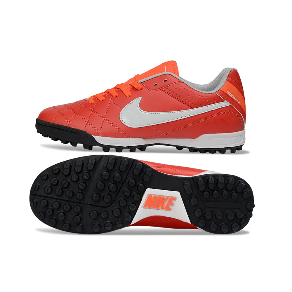 Chuteira Society Nike Tiempo Ligeira V TF Vermelho