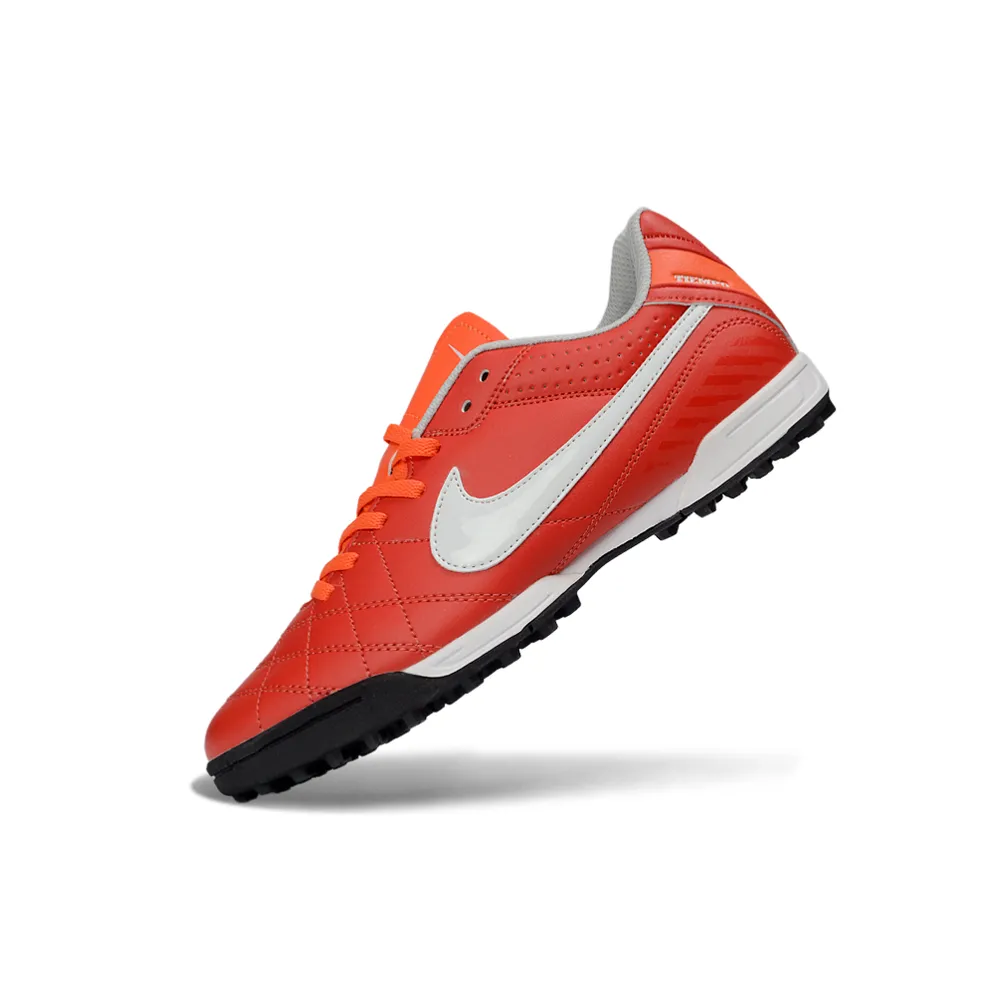 Chuteira Society Nike Tiempo Ligeira V TF Vermelho