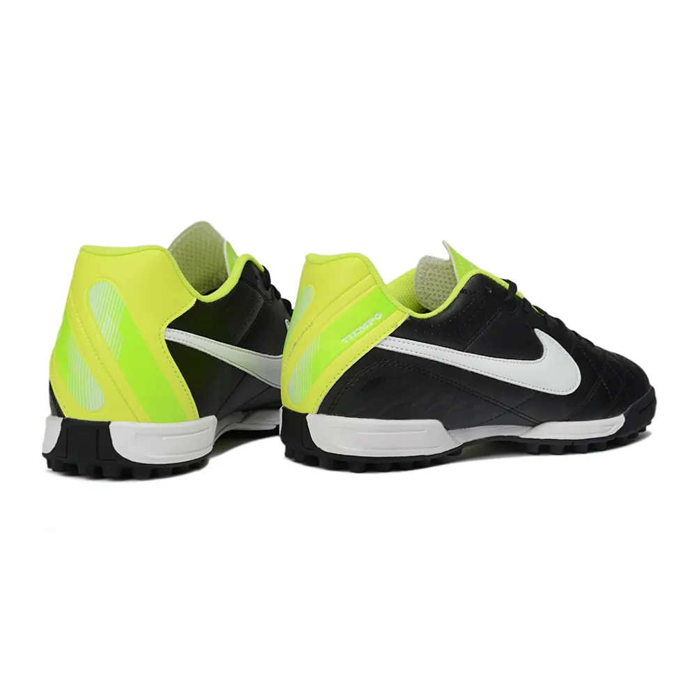 Chuteira Society Nike Tiempo Ligeira V TF Preto e Verde