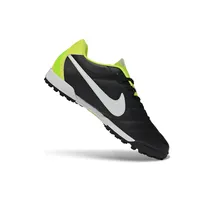 Chuteira Society Nike Tiempo Ligeira V TF Preto e Verde - imagem 2