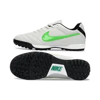 Chuteira Society Nike Tiempo Ligeira V TF Branco e Verde - imagem 2