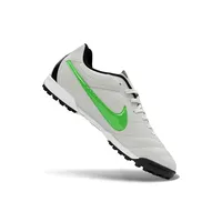 Chuteira Society Nike Tiempo Ligeira V TF Branco e Verde - imagem 6