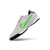 Chuteira Society Nike Tiempo Ligeira V TF Branco e Verde - imagem 5