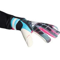 Luva de Goleiro Adidas Predator Preto, Azul e Rosa - imagem 4
