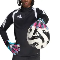 Luva de Goleiro Adidas Predator Preto, Azul e Rosa - imagem 6