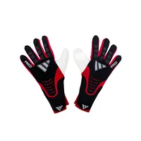 Luva de Goleiro Adidas Predator Preto e Vermelho - imagem 1