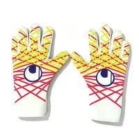 Luva de Goleiro Uhlsport Branco, Amarelo e Vermelho - imagem 1