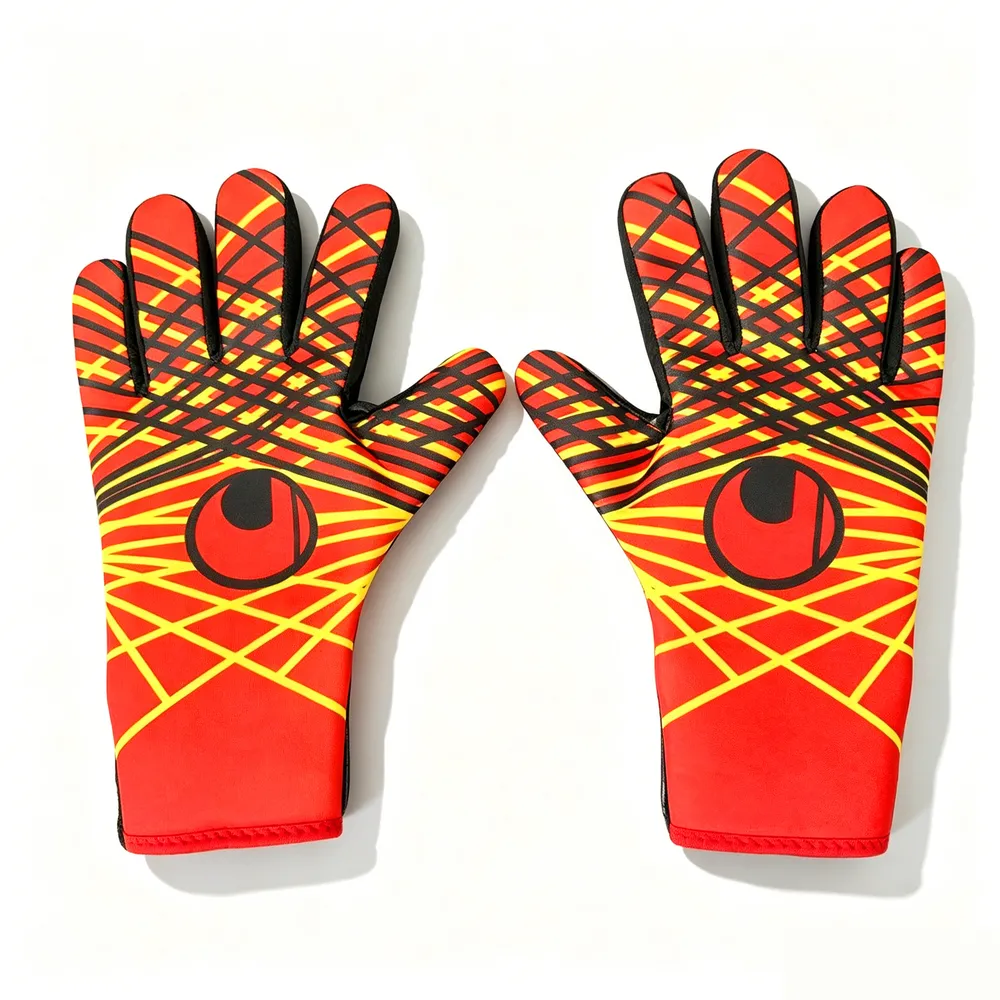 Luva de Goleiro Uhlsport Laranja e Amarelo