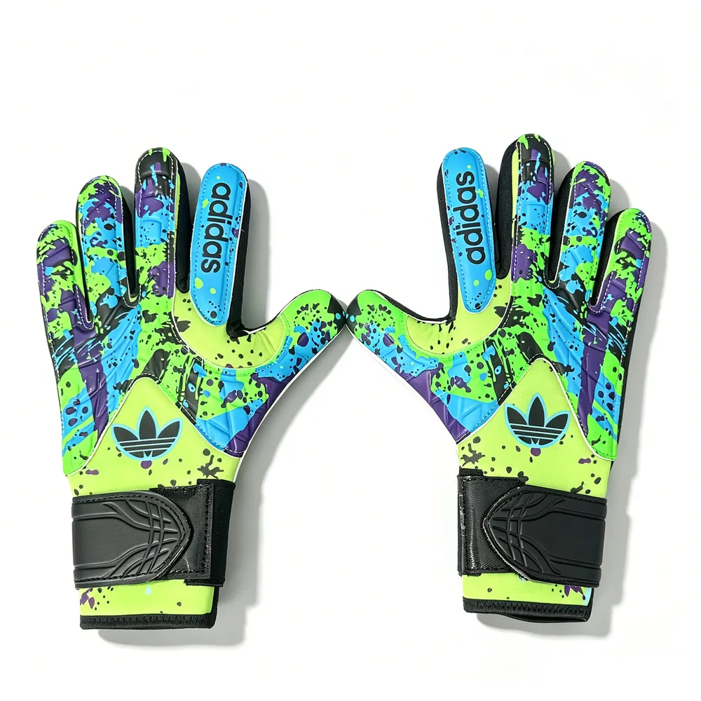Luva de Goleiro Adidas Copa Pro 1995 Verde e Azul