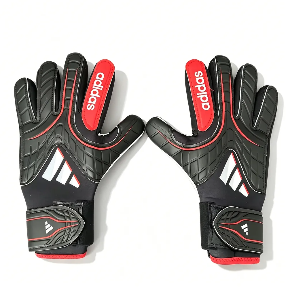 Luva de Goleiro Adidas Copa League Preto e Vermelho